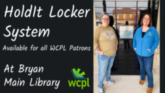 HoldIt Locker System now available for all WCPL patrons at Bryan Main Library