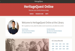 Heritage Quest | Williams County Public Library